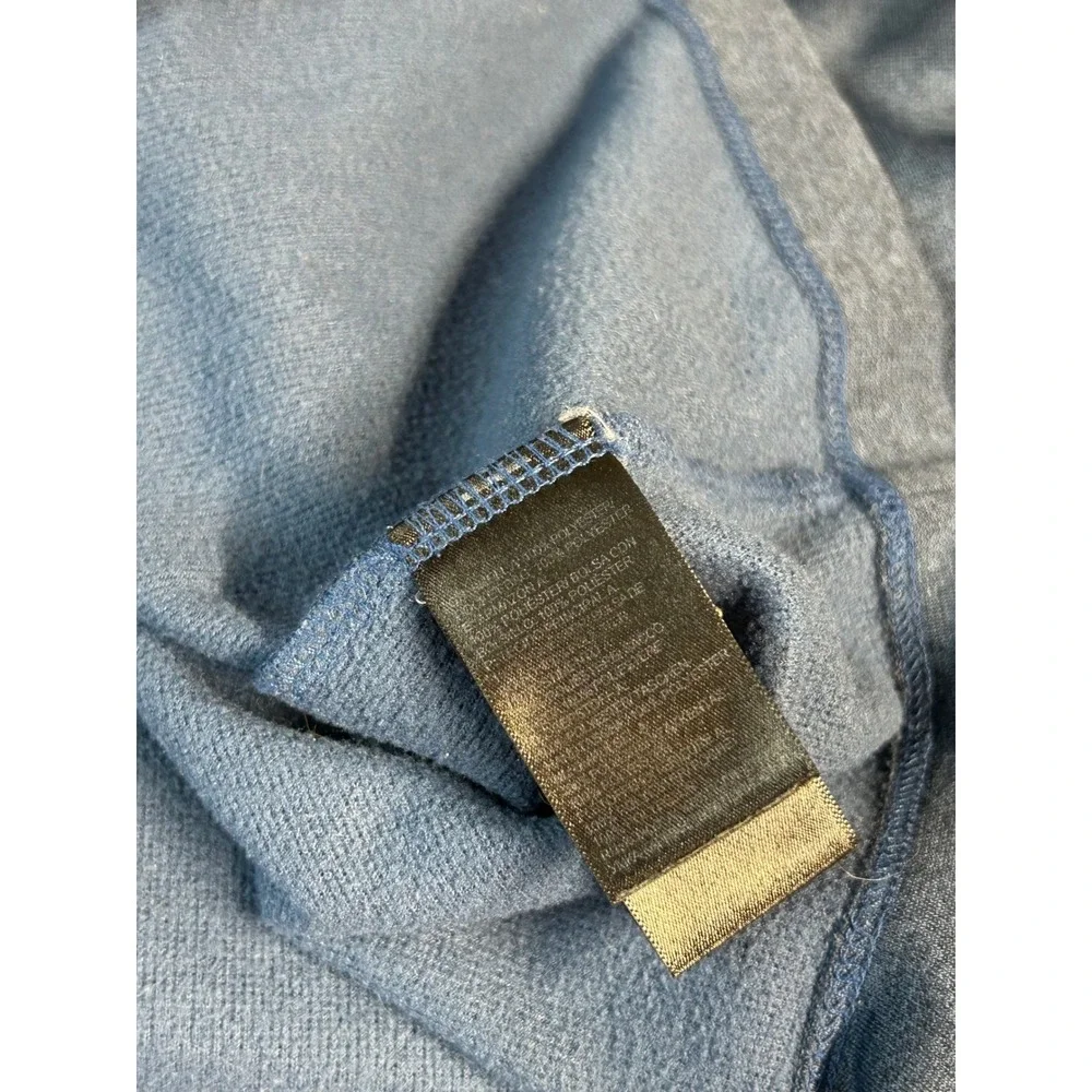 The North Face Mens Quarter Zip Pullover Jacket Blue‎ Large